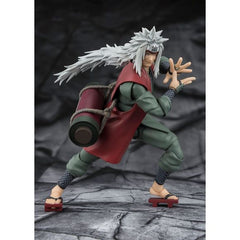 PRE-ORDER: Expected to ship in October of 2025

 "JIRAIYA" from the NARUTO series comes to S.H.Figuarts with his Sage Mode! This gorgeous set includes two patterns of "JIRAIYA" that allow you to play with both normal and Sage Mode. In addition to an optional hand for Rasengan, hand parts for Sage mode are included as replacement parts, and by combining the figure with the optional "Fukasaku & Shima" and foot parts, you can fully enjoy JIRAIYA in his Sage Mode.