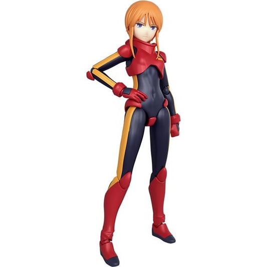 Ple Two from "Mobile Suit Gundam ZZ" joins the "Figure-rise Standard" model-kit series from Bandai, wearing a pilot suit! She can wear a helmet or headgear, and she comes with interchangeable facial expressions