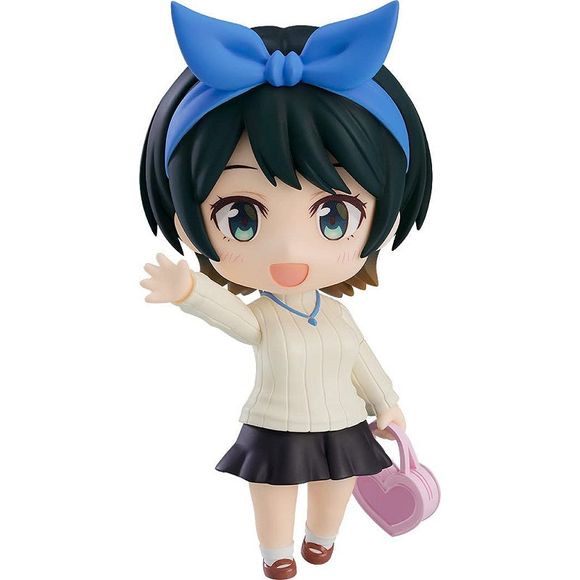 From the anime series Rent-A-Girlfriend comes a Nendoroid figure of Ruka Sarashina! She comes with 3 face plates and an alternate lower body part so she can be displayed sitting down. Optional parts include her heart-shaped handbag, smart phone, and even an acrylic background displaying her heart rate so you can recreate the scene when the main character made her heart race!