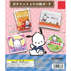 Sanrio Pochacco Pouch Gashapon Capsule Collection features: Juice box, Sign Board, Simple Pochacco, and Bus stop

This contains one random pouch in a gashapon ball.