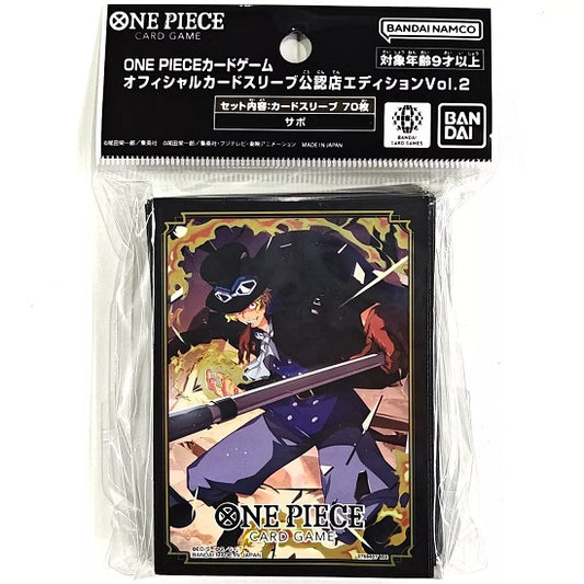 One Piece TCG: Sleeves featuring Sabo