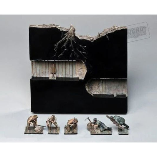 Wingnut Wings LC3202 Little Contemptibles Under the Line Metal Figure Scene | Galactic Toys & Collectibles