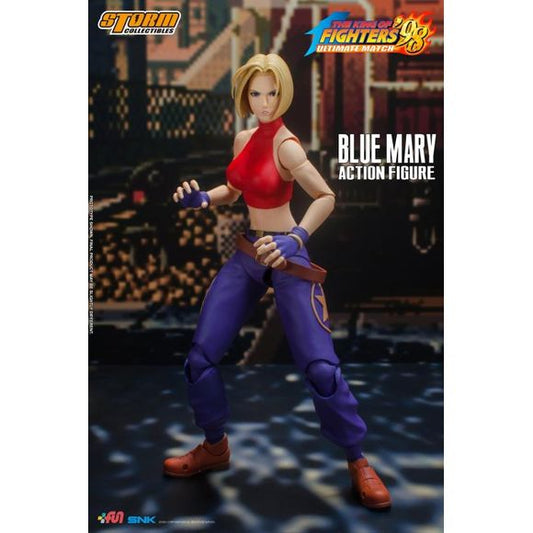 Storm Collectibles The King of Fighters '98 Blue Mary 1/12 Scale Figure | Galactic Toys & Collectibles