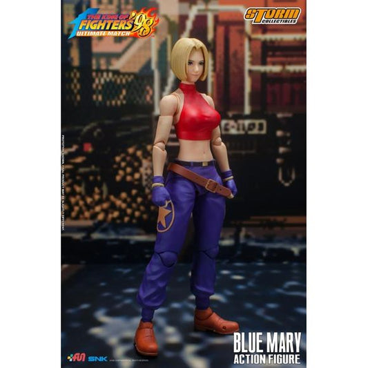 Storm Collectibles The King of Fighters '98 Blue Mary 1/12 Scale Figure | Galactic Toys & Collectibles