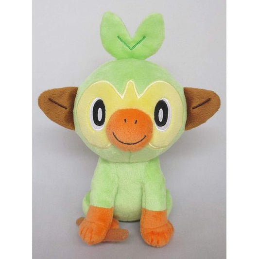 Sanei Pokemon All Star Collection Sarunori Grookey Stuffed Toy Plush