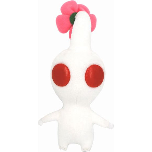 Here's a delightful plush of a white Pikmin from the Nintendo game series of the same name, complete with a flower on top of its head.

[Size]: 11cm x 9cm x 7cm