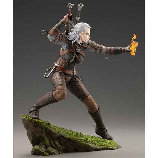 Kotobukiya The Witcher Bishoujo Geralt 1/7 Scale Figure Statue | Galactic Toys & Collectibles