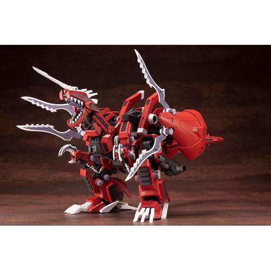 Pre-Order: Expected to ship September 2025

The model has been better refined and can now be more naturally posed when shooting its Charged Particle Cannon! Each part has been updated for a wider range of flexibility but stays true to the original coloration. Additionally, all-clear and clear red parts have been included in this kit as an additional bonus item and can be customized with model paint. Be sure to add this Zoid to your very own collection!