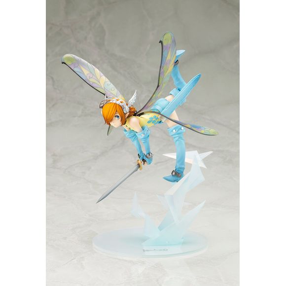 PRE-ORDER: Expected to ship November 2025

From Metaphor: ReFantazio, Gallica joins the scale figure lineup!

She has been carefully recreated, making for a delicate sculpt that features even the finest details of her outfit. From her light movements and highly detailed accessories to her expressive wings full of energy, fans can enjoy her realistic presence that can only be felt when brought to life as a figure.

Her wings utilize clear parts, finished with a delicate, glossy paint, giving them a unique se