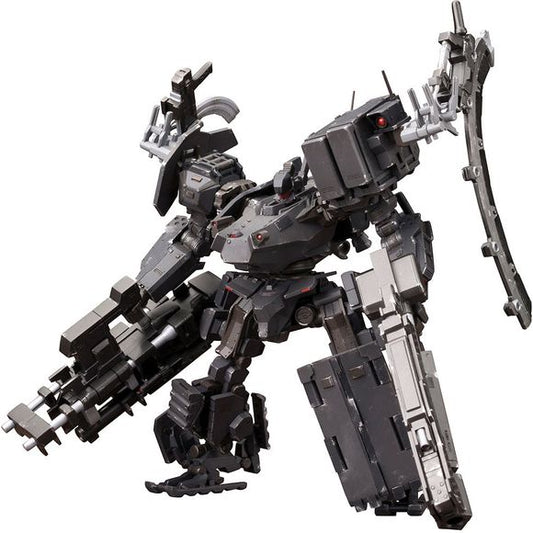 Kotobukiya's 1/72-scale model kit of the UCR-10/L AGNI from "Armored Core V" is back! The high-density detailing creates a sense of weight, and this kid delivers that impression as well! The voluminous weapons come in four types, and are equipped on both its hands and shoulders. Parts selection allows you to recreate two different shapes: the sniper cannon HARICOT XC61 becomes the ERBSEN SC62, and the battle rifle KO-2H6/STREKOZA becomes the KO-2H4/PODENKA. In addition, you can choose between the medium-wei