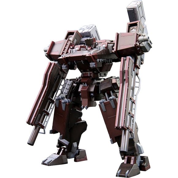 The GAN01-SUNSHINE-E FEEDBACK from "Armored Core for Answer" returns to Kotobukiya's model-kit lineup! The molding color has been changed to the Feedback's special color, further enhancing its robust form. A distinctive new design of the old-style bazooka arm weapon and leg stabilizers have also been added, and the range of assembly options has been expanded from the A.C.V.I. series. This kit can be enjoyed on its own, but you can also combine it with your own V.I.-series model kits to create your own uniqu