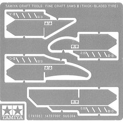 Tamiya 74105 Precision Thick-bladed Type Craft Saws III | Galactic Toys & Collectibles