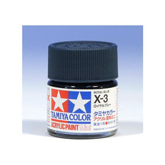 Tamiya Color Mini X-3 Royal Blue Acrylic Paint 10ml | Galactic Toys & Collectibles