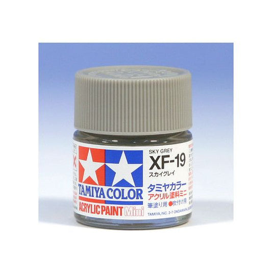 Tamiya Color Mini XF-19 Sky Grey Acrylic Paint 10ml | Galactic Toys & Collectibles