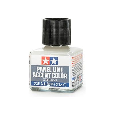 Tamiya Panel Line enamel paints are ideal for highlighting panel lines and other details to give your model a more realistic depth. The paint has been pre-diluted into the ideal viscosity and can be easily applied into crevasses such as panel lines with the brush on the bottle cap. Once dried, any excess may be cleaned up by using enamel thinner. (Bottle contains 40ml)

Continental US Shipping Only