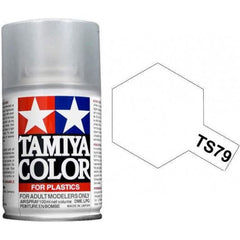 The paint is synthetic lacquer that cures in a short period of time. Extremely useful for painting large surfaces. Tamiya spray paints are not affected by acrylic or enamel paints. Tamiya spray paints are not affected by acrylic or enamel paints; therefore, following an overall base coat, details can be added or picked out using enamel and/or acrylic paints. By combining the use of these three types of paints, the finishing of plastic models becomes simpler and more effective. Continental USA shipping only.