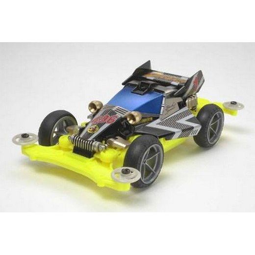 Tamiya Mini 4WD Dash-1 Emperor (MS Chassis) Black Special (Reissue) 1/32 Scale Model Kit | Galactic Toys & Collectibles