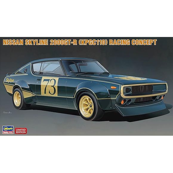 Hasegawa Nissan Skyline 2000GT-R (KPGC110) Racing Concept 1/24 Scale Model Kit | Galactic Toys & Collectibles