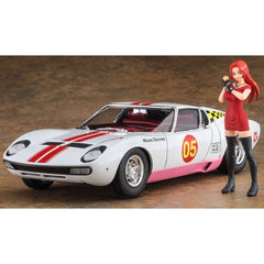 Hasegawa Wild Egg Girls No.05 Lamborghini 1/24 Scale Model Kit | Galactic Toys & Collectibles