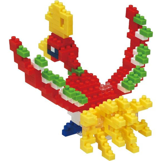 Kawada Nanoblock Pokemon Series Ho-Oh Micro-Sized Building Block Set