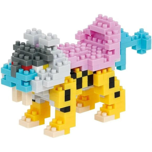 Kawada Nanoblock Pokemon Series Raikou Micro-Sized Building Block Set