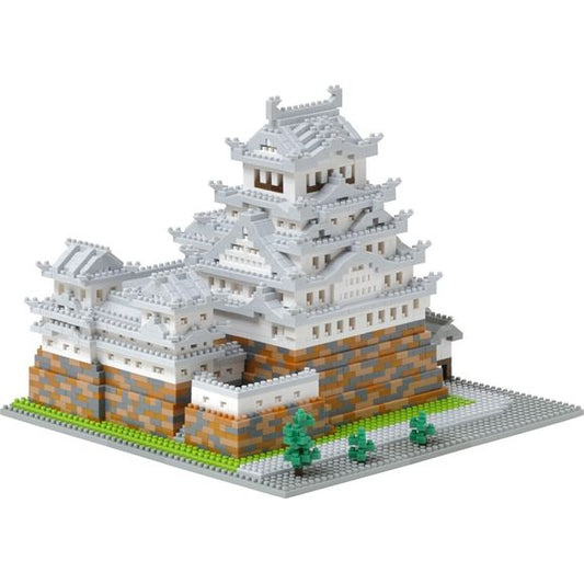 Kawada Nanoblock World Famous Building Series Himeji Castle Deluxe Edition Micro-Sized Advanced Building Block Set