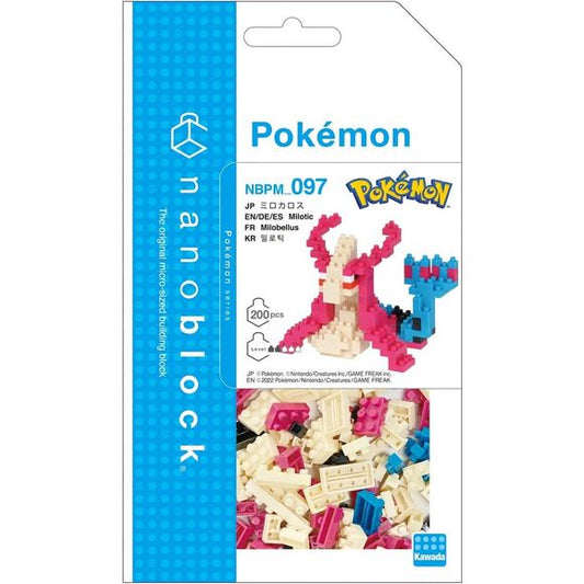 Kawada Nanoblock Pokemon Series Milotic Micro-Sized Building Block Set | Galactic Toys & Collectibles