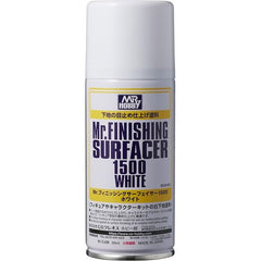 Mr. FINISHING SURFACER provides a smooth finish on the surface of parts and does not easily fill in molded areas. The white FINISHING SURFACER released this time is most suitable for final finishing before painting a character model or car model or for final finishing of the base form of figure painting that calls for bright colors.

Continental USA Shipping only, no expedited shipping available.