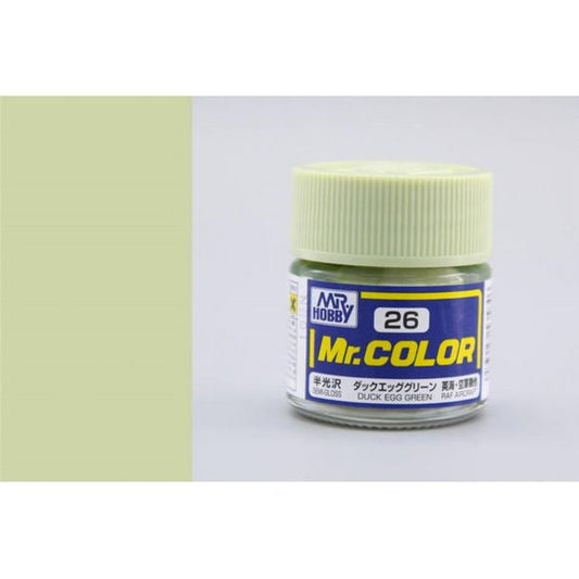 Mr Color paint, suitable for hand brushing & airbrushing, with good adhesion & fast drying is one of the finest scale modelling / hobby paints available. Solvent-based Acrylic, thin with Mr Color Thinner or Mr Color Levelling Thinner. Treat paint as a lacquer. 10ml screw top bottle.

1 - 2 coats are recommended when brush painting
2 - 3 coats when using an air brush - after diluting to a ratio of 1 (Mr.Color) : 1-2 (Mr. thinner).
Mix in 5 - 10% of Flat Base to make glossy colors semi-glossy.
Mix in 10