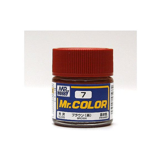 Mr Color paint, suitable for hand brushing & airbrushing, with good adhesion & fast drying is one of the finest scale modelling / hobby paints available. Solvent-based Acrylic, thin with Mr Color Thinner or Mr Color Levelling Thinner. Treat paint as a lacquer. 10ml screw top bottle.

1 - 2 coats are recommended when brush painting
2 - 3 coats when using an air brush - after diluting to a ratio of 1 (Mr.Color) : 1-2 (Mr. thinner).
Mix in 5 - 10% of Flat Base to make glossy colors semi-glossy.
Mix in 10 - 20%
