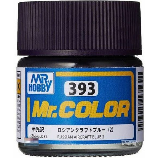 GSI Creos MR. Hobby C393 Russian Aircraft Blue ll (Semi-Gloss) 10ml Model Paint | Galactic Toys & Collectibles