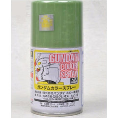 Paint based specifically on colors from the Gundam universe, so you can bring your Gundam models to the next level! The color development has been toned up to hide the base color even better and create a stronger top coating. Semi-Gloss MS Green. 100ml.

Continental US Shipping only, no expedited shipping available on this product.