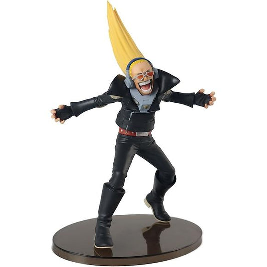 Hizashi Yamada, also known as Voice Hero: Present Mic, is a Pro Hero as well as the English Teacher at U.A High School in the anime series, My Hero Academia.
His Quirk, Voice, increases the volume of his voice giving him the ability to create sonic screams.

Height: 5.9"

Height: 4.7"