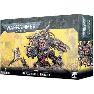 This kit builds one Ghazghkull Thraka and one Makari.