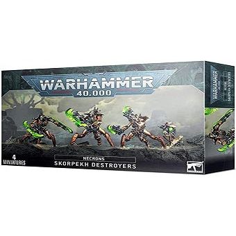 This kit builds three Skorpekh Destroyers