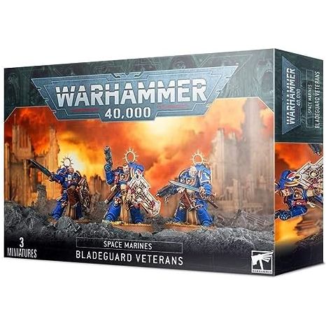 Contains the pieces required to assemble Bladeguard Veterans