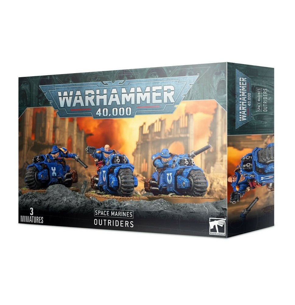 This set is supplied in 40 plastic components and also contains 3x Citadel 90mm Hex Holed Oval Bases. The miniatures are push-fit, so require no glue to assemble. A Primaris Space Marines Transfer Sheet is also included.