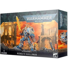 This multi-part plastic kit contains the components necessary to assemble Roboute Guilliman