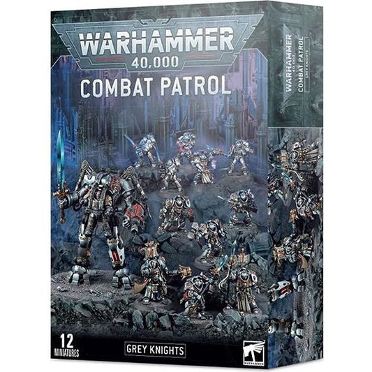 This set includes the following multipart plastic models:
– 1x Librarian in Terminator Armour
– 1x Nemesis Dreadknight, which can be built as a Grand Master in Nemesis Dreadknight
– 5x Grey Knights Brotherhood Terminators, which can be built as Grey Knights Paladins
– 5x Grey Knights Strike Squad Marines, which can be built as Interceptor Squad, Purifier Squad, or Purgation Squad Marines.