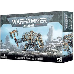 This multi-part plastic kit makes one Space Wolves Venerable Dreadnought