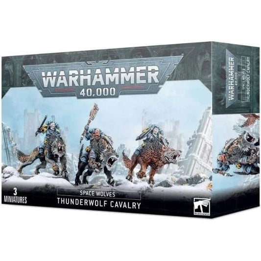 This multi-part plastic boxed set contains 121 components with which to build three Thunderwolf Cavalry models. Model is supplied unpainted and unassembled. Glue, paint, and other hobby supplies sold separately.