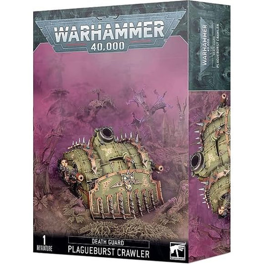 This multi-part plastic kit contains the components necessary to assemble a Plagueburst Crawler