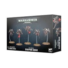 The kit builds five Seraphim.