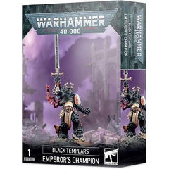The kit is comprised of 13 plastic components, with which you can assemble one Emperor's Champion, and is supplied with one Citadel 40mm round base. These miniatures are supplied unpainted and require assembly - we recommend using Citadel Plastic Glue and Citadel paints.