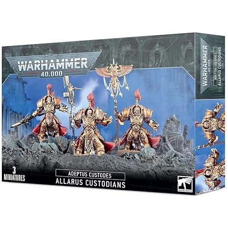 You have the option to assemble 1 model as a Shield-Captain, using the specific shoulder pads, thigh plates, helmet plume and misericordia supplied, and 1 model can be assembled as a Vexilus Praetor, using the ornate vexilla in the kit.

This kit comes as 73 components, and is supplied with 3 Citadel 40mm Round bases.