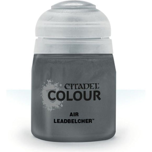 This paint pot contains .8 fl oz of Leadbelcher. This watercolor based paint is intended to be used with an airbrush.