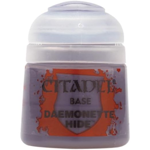 Citadel Base paints are high quality acrylic paints specially formulated for base coating your miniatures quickly and easily. They are designed to give a smooth matte finish over black or white undercoats with a single layer.