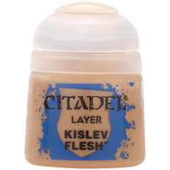 Citadel Layer paints are high quality acrylic paints, and with 70 of them in the Citadel Paint range, you have a huge range of colours and tones to choose from when you paint your miniatures. They are designed to be used straight over Citadel Base paints (and each other) without any mixing. By using several layers you can create a rich, natural finish on your models that looks fantastic on the battlefield. This pot contains 12ml of Kislev Flesh, one of 70 Layer paints in the Citadel Paint range. As with all