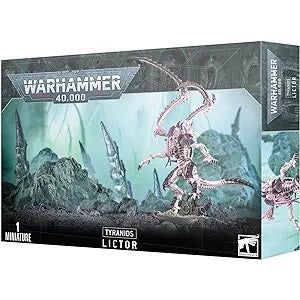 This multipart plastic kit builds a Lictor