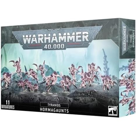 This multipart plastic kit builds 10 Hormagaunts